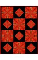 Quilts Patterns Burst of Color Notebook