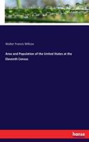 Area and Population of the United States at the Eleventh Census