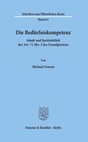 Die Bedurfniskompetenz
