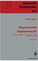 Requirements Engineering '91