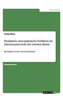 Produktive und analytische Verfahren im Literaturunterricht der zweiten Klasse