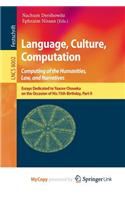 Language, Culture, Computation