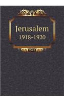 Jerusalem 1918-1920