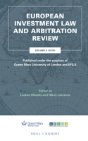 European Investment Law and Arbitration Review