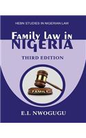 Family Law in Nigeria. Third Edition
