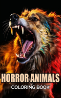 Horror Animals Coloring Book for Adult