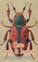 Cute Bugs and Insects Coloring Book