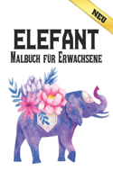 Elefant Malbuch für Erwachsene