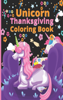unicorn thanksgiving coloring book