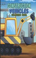 Construction vehicles Coloring Book