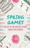 Spring games activity book