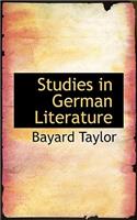 Studies in German Literature