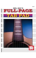 Full-Page Tab Pad