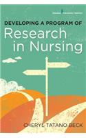 Developing a Program of Research in Nursing