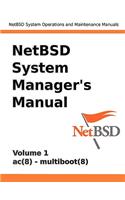 Netbsd System Manager's Manual - Volume 1