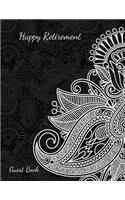 Happy Retirement Guest Book
