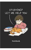 Studying Let Me Help You Notebook