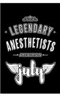 Legendary Anesthetists are born in July