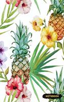 Notebook: Pineapple Lined Journal, Composition Notebook, Ruled Lines