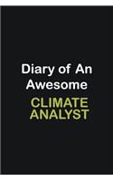 Diary of an awesome Climate Analyst