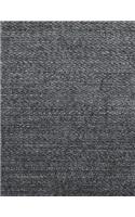 Notebook: 8.5 X 11, College-Ruled, 120 Pages, Denim Wave