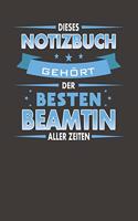 Dieses Notizbuch Gehört Der Besten Beamtin Aller Zeiten