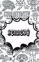 Kennedy: Blank Comic Book Doodle Story Telling Journal Notebook 120 Pages 6x9