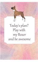 Lined Notebook: Journal With Quote About Boxers - Boxer Dog Gifts For Women(15 Gag Gifts)