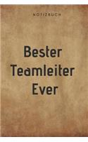 Bester Teamleiter Ever Notizbuch