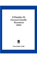 Il Filadelfos Di Giovanni Gemelli
