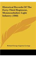 Historical Records of the Forty-Third Regiment, Monmouthshire Light Infantry (1868)