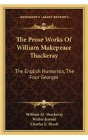 Prose Works of William Makepeace Thackeray