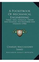 Pocketbook of Mechanical Engineering