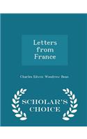 Letters from France - Scholar's Choice Edition