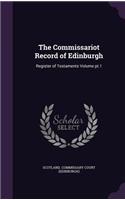 Commissariot Record of Edinburgh