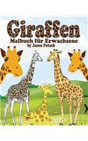 Giraffen Malbuch für Erwachsene