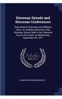 Diocesan Synods and Diocesan Conferences