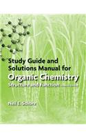 Study Guide/Solutions Manual for Organic Chemistry