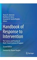 Handbook of Response to Intervention