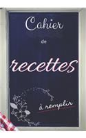 Cahier de recettes
