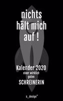 Kalender 2020 für Schreiner / Schreinerin