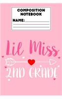 Composition Notebook Lil Miss 2nd Grade