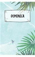 Dominica: Ruled Travel Diary Notebook or Journey Journal - Lined Trip Pocketbook for Men and Women with Lines