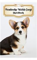 Pembroke Welsh Corgi Sketchbook: Unlined Notebook 150 Blank Pages 6 x 9 in. - Sketchbook - Multi-Purpose - Unruled Journal - Composition Book - Drawing Book