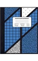 Graph Paper Notebook Quad Ruled 5x5: Physics and Science - Composition Notebook for Girls Boys Students - cute Notebook for College School - Geometric Shapes Design