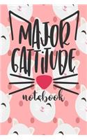 Major Cattitude - Notebook