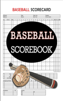 Baseball Scorecard, Baseball Scorebook: 100 Pages Baseball Score Sheet, Baseball Scorekeeper Book, Baseball Scorecard
