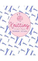 Knitting Graph Paper Notebook - 4