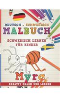 Malbuch Deutsch - Schwedisch I Schwedisch Lernen F