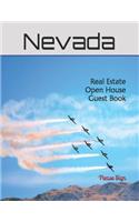Nevada Real Estate Open House Guest Book: National Championship Air Races, Reno, Nv. a Book Containing Spaces for Guests